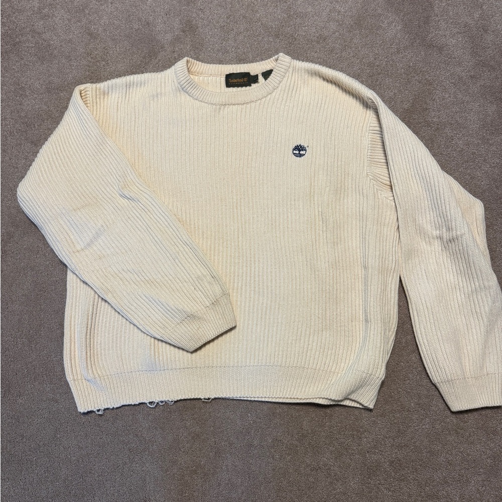 Timberland Cream Crewneck Sweater